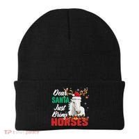 Dear Santa Just Bring Horses Lovers Christmas Xmas Funny Beanie thumb 0