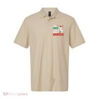 Dear Santa Just Bring Horses Lovers Christmas Xmas Funny Polo thumb 0
