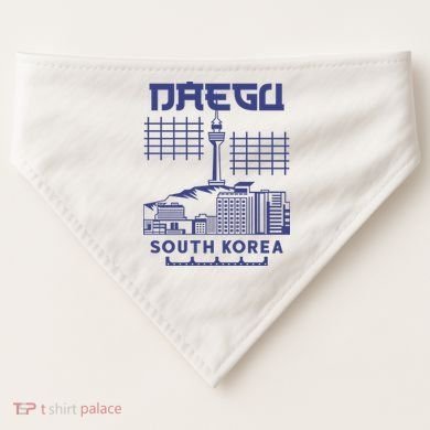 Daegu South Korea USA-Made Doggie Bandana