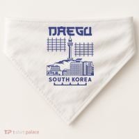Daegu South Korea USA-Made Doggie Bandana thumb 0