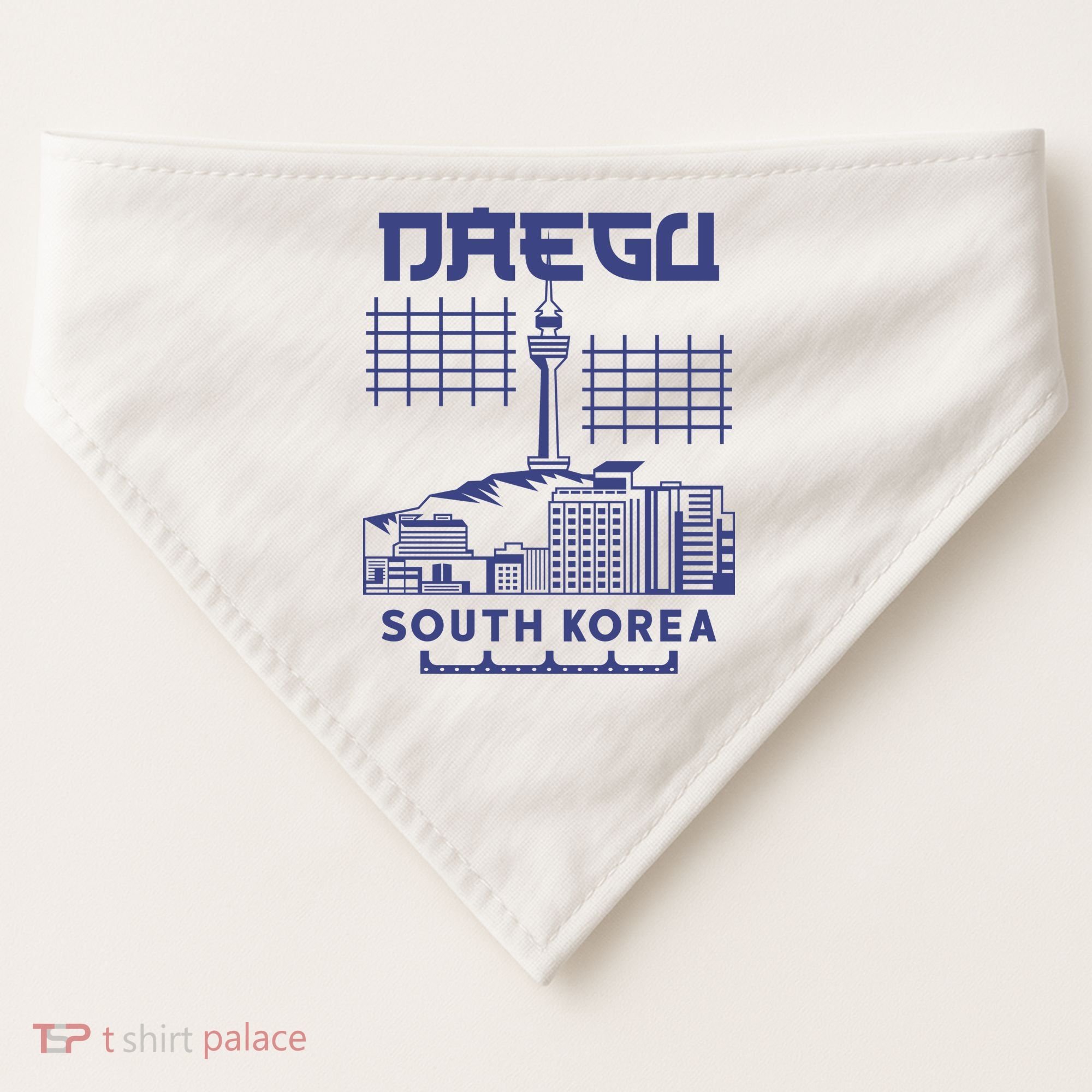 Daegu South Korea USA-Made Doggie Bandana