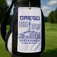Daegu South Korea Golf Towel thumb 2