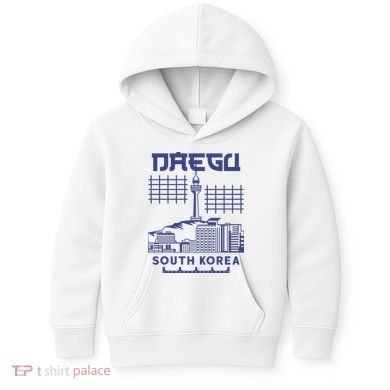 Daegu South Korea Kids Hoodie