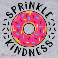 Donut Sprinkle Kindness Girl Women Doughnut Lover Women's Sweatshirt thumb 2