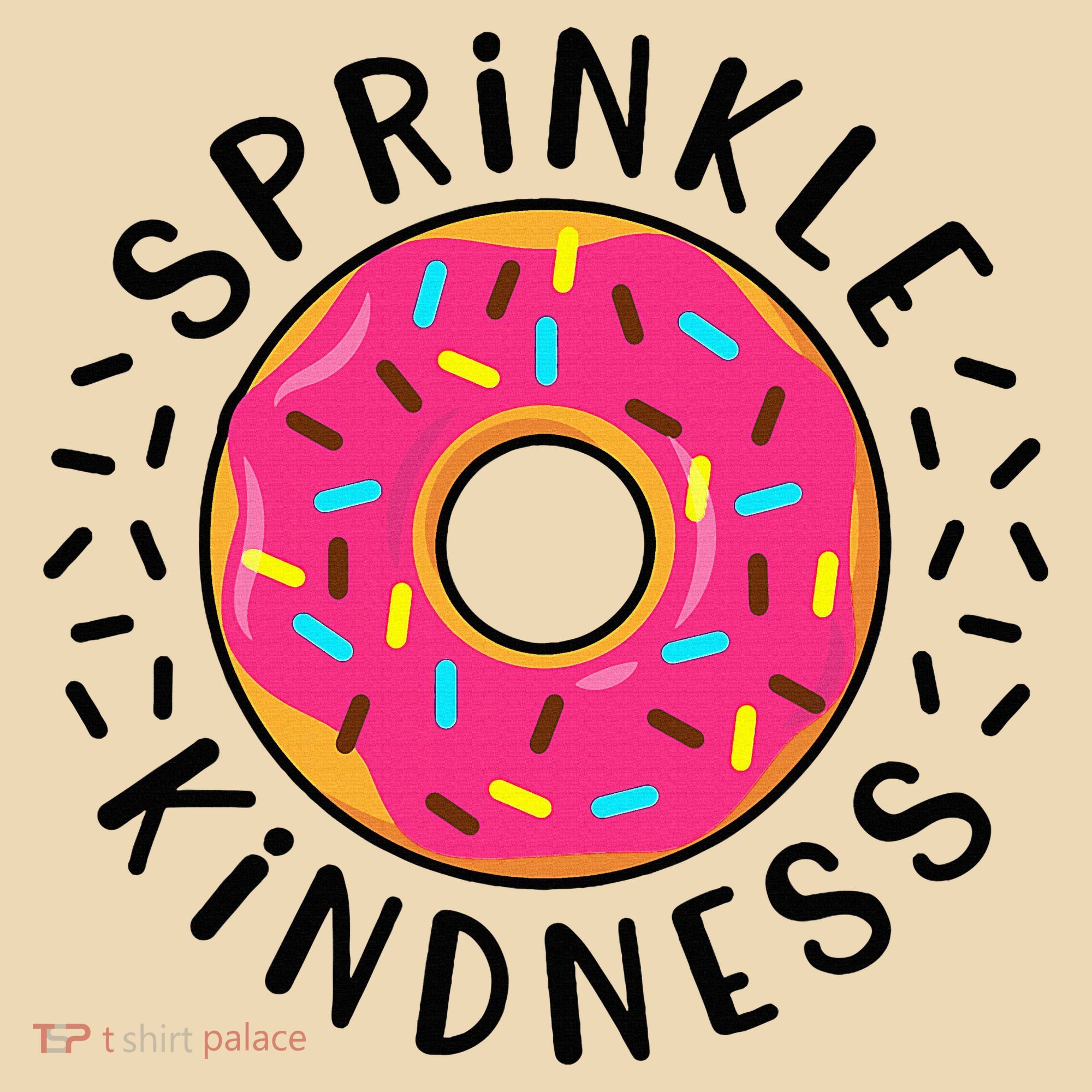 Donut Sprinkle Kindness Girl Women Doughnut Lover Tote Bag
