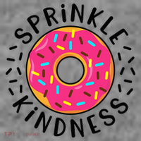 Donut Sprinkle Kindness Girl Women Doughnut Lover Toddler Hoodie thumb 2