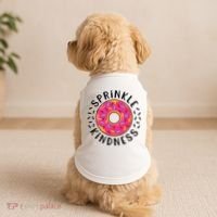 Donut Sprinkle Kindness Girl Women Doughnut Lover Doggie Tank thumb 2