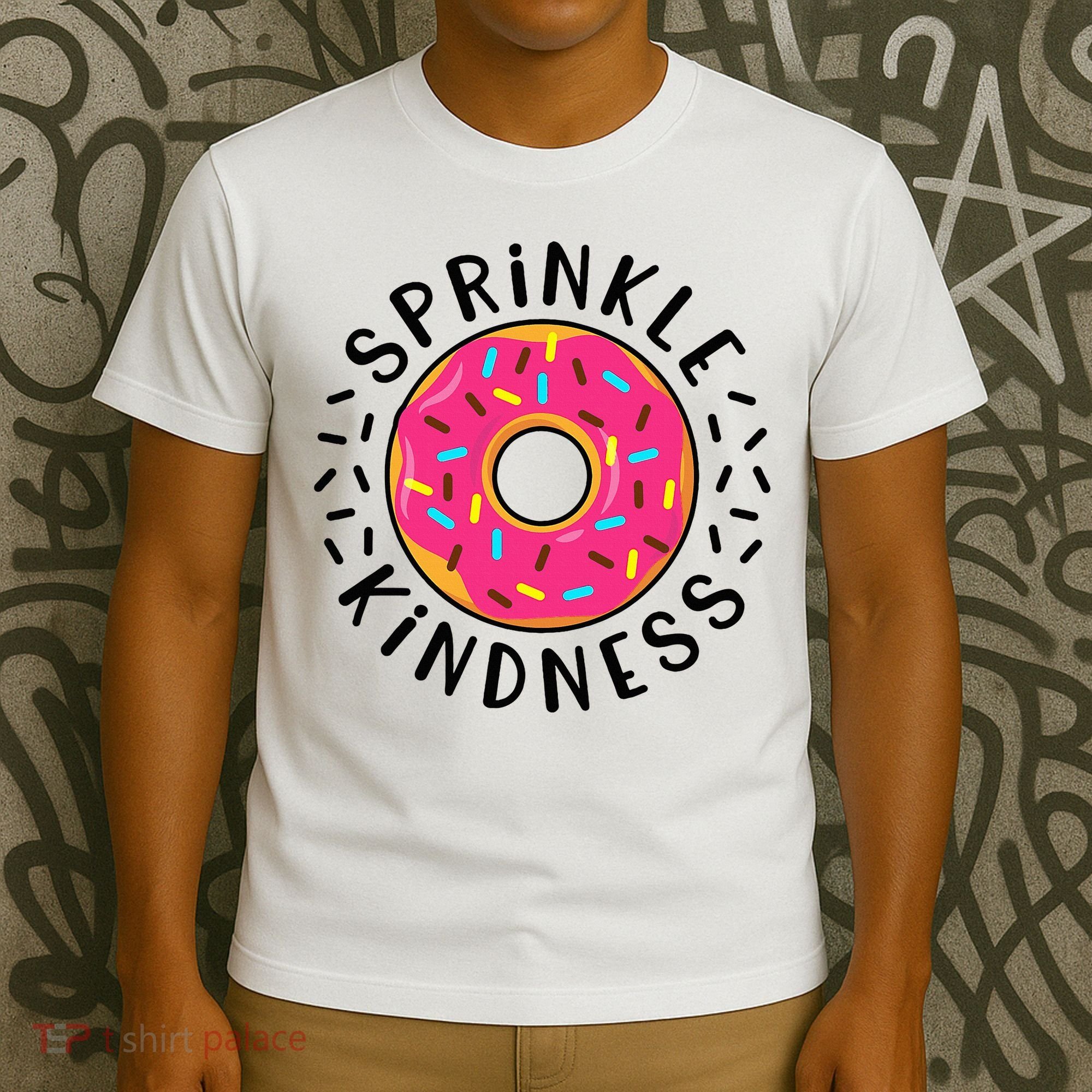 Donut Sprinkle Kindness Girl Women Doughnut Lover T-Shirt