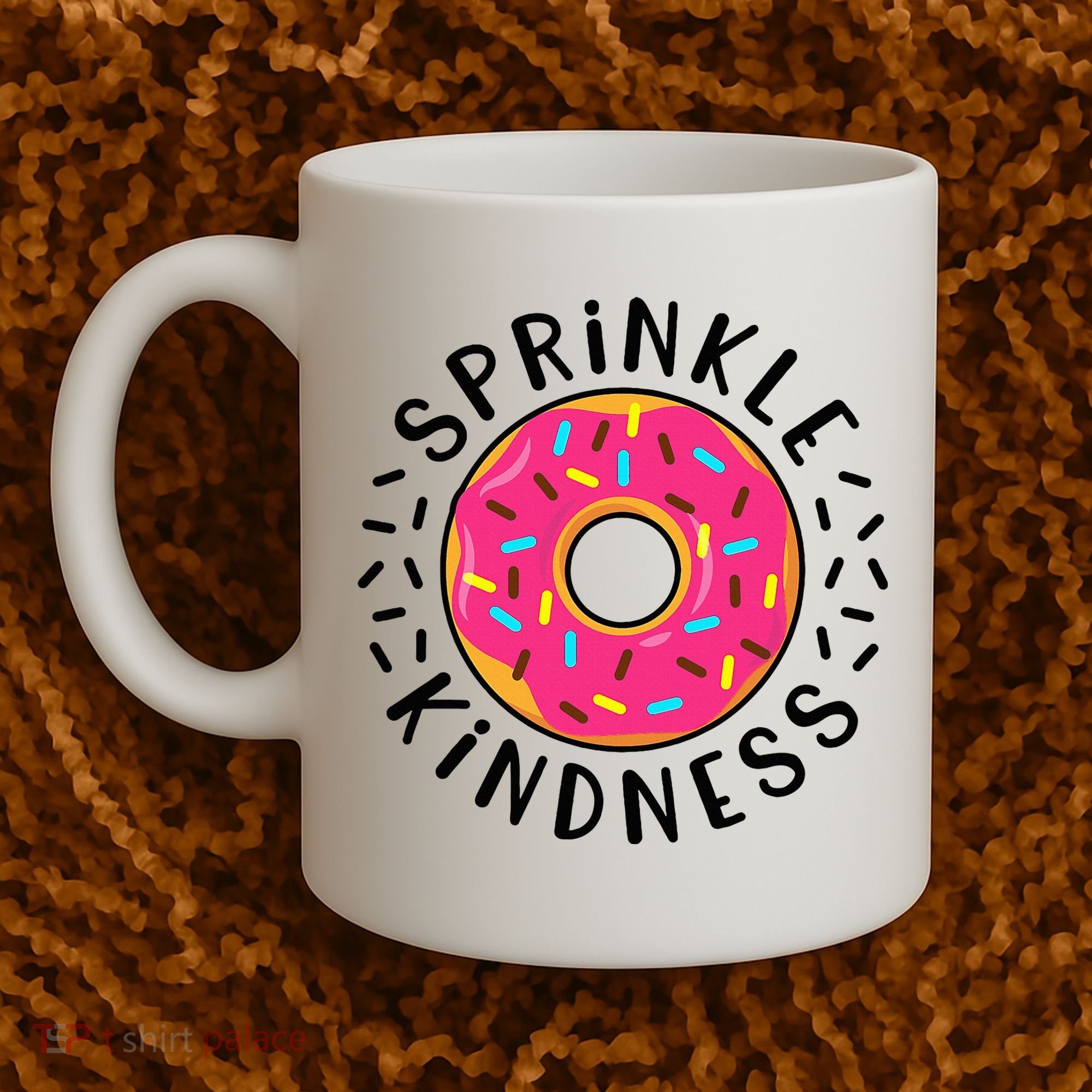 Donut Sprinkle Kindness Girl Women Doughnut Lover Coffee Mug