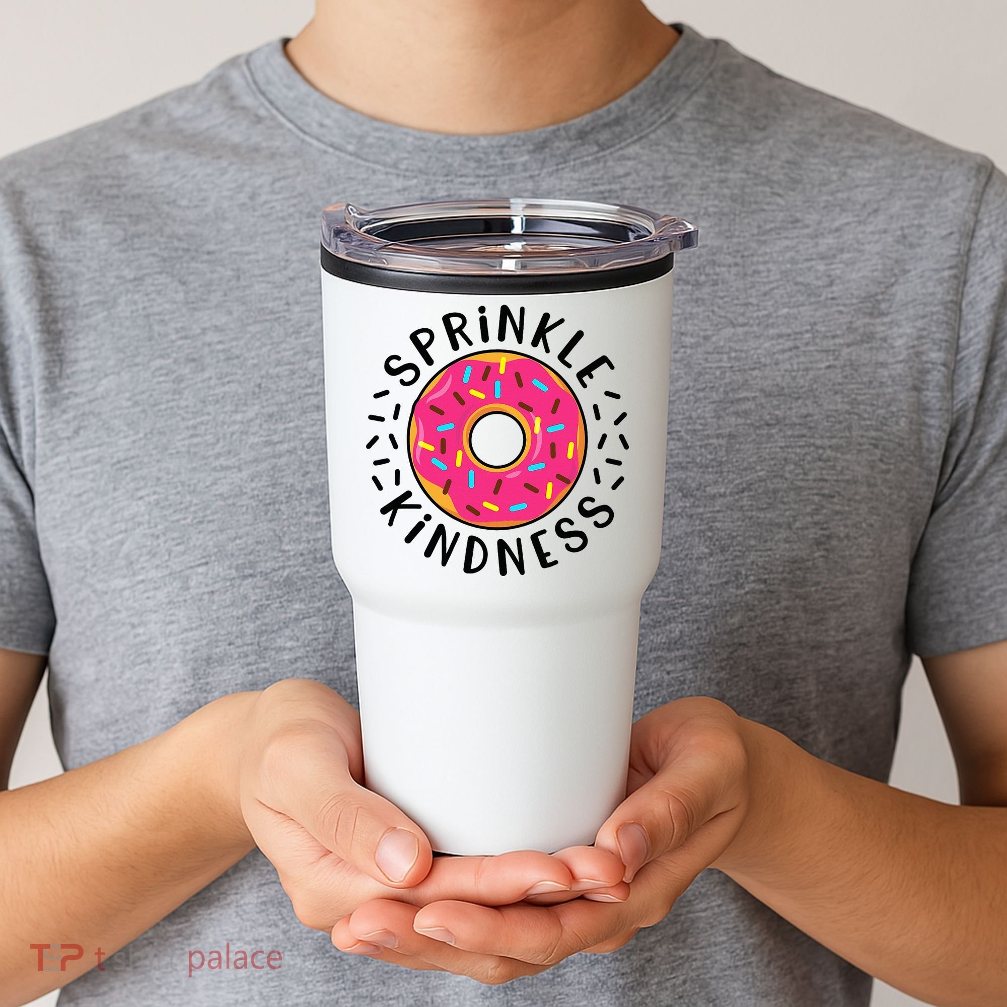 Donut Sprinkle Kindness Girl Women Doughnut Lover Tumbler