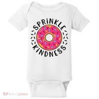 Donut Sprinkle Kindness Girl Women Doughnut Lover Baby Bodysuit thumb 0