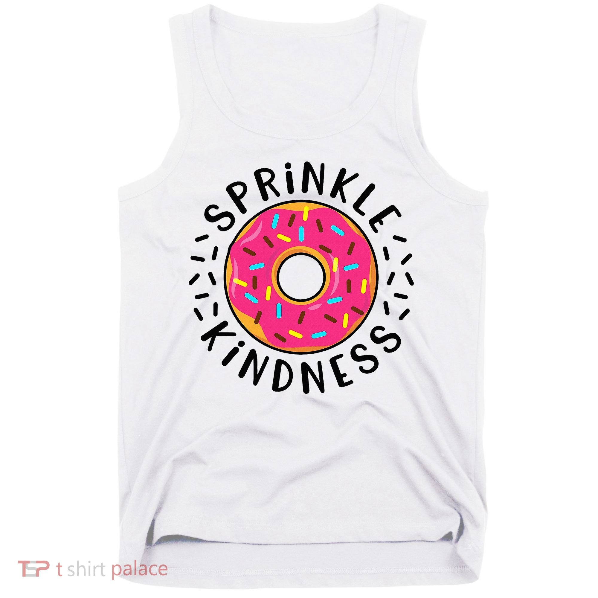 Donut Sprinkle Kindness Girl Women Doughnut Lover Tank Top