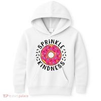 Donut Sprinkle Kindness Girl Women Doughnut Lover Kids Hoodie thumb 0