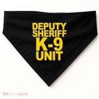Deputy Sheriff K9 Unit Police USA-Made Doggie Bandana thumb 0