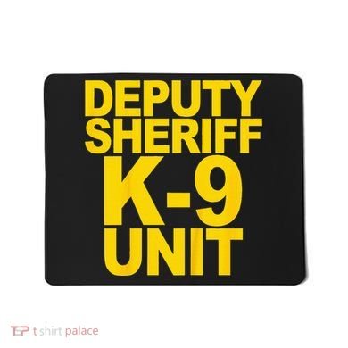 Deputy Sheriff K9 Unit Police Mousepad