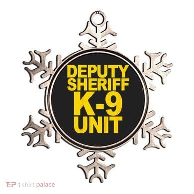 Deputy Sheriff K9 Unit Police Ornament
