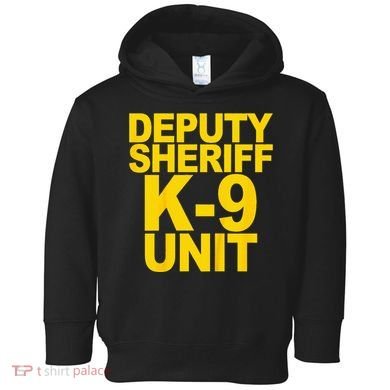 Deputy Sheriff K9 Unit Police Toddler Hoodie