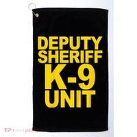 Deputy Sheriff K9 Unit Police Golf Towel thumb 0