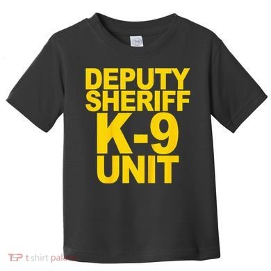 Deputy Sheriff K9 Unit Police Toddler T-Shirt
