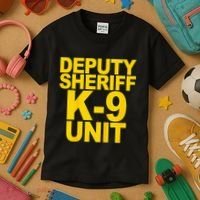 Deputy Sheriff K9 Unit Police Kids T-Shirt thumb 3