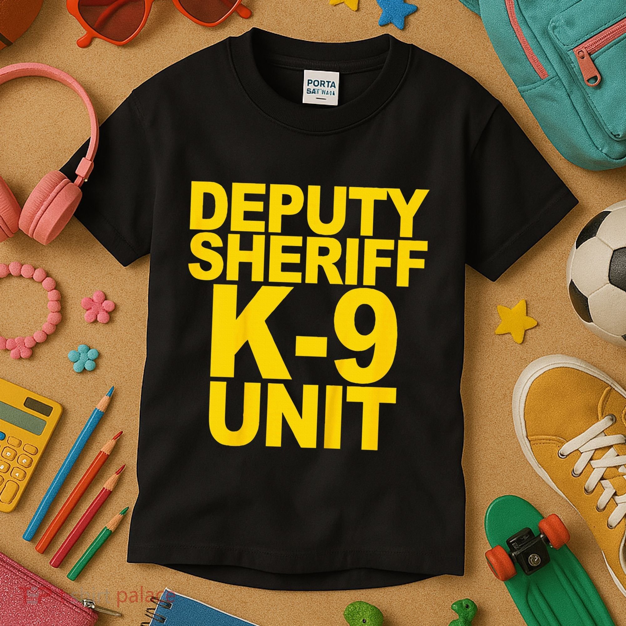 Deputy Sheriff K9 Unit Police Kids T-Shirt