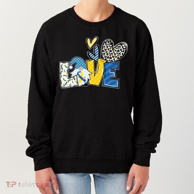 Down Syndrome Love Gnome Awareness Women's Sweatshirt
