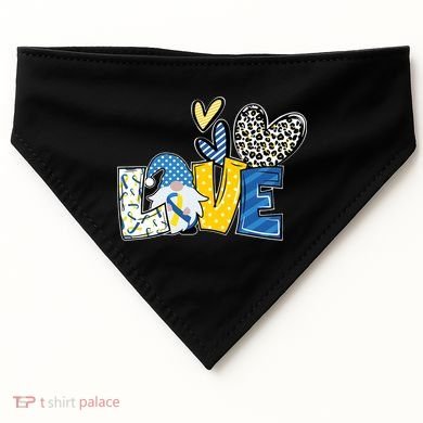 Down Syndrome Love Gnome Awareness USA-Made Doggie Bandana