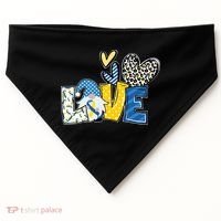 Down Syndrome Love Gnome Awareness USA-Made Doggie Bandana thumb 0