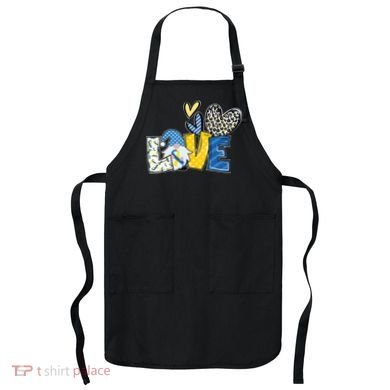 Down Syndrome Love Gnome Awareness Apron