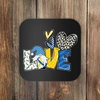 Down Syndrome Love Gnome Awareness Coaster thumb 0