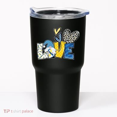 Down Syndrome Love Gnome Awareness Tumbler