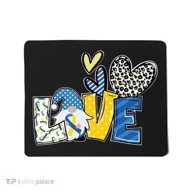 Down Syndrome Love Gnome Awareness Mousepad