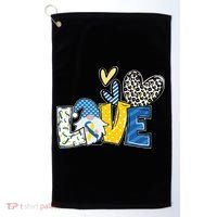 Down Syndrome Love Gnome Awareness Golf Towel thumb 0