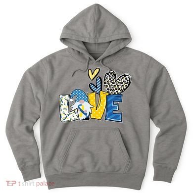 Down Syndrome Love Gnome Awareness Hoodie