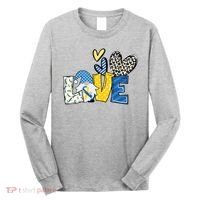 Down Syndrome Love Gnome Awareness Long Sleeve Shirt thumb 0