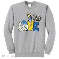 Down Syndrome Love Gnome Awareness Sweatshirt thumb 0