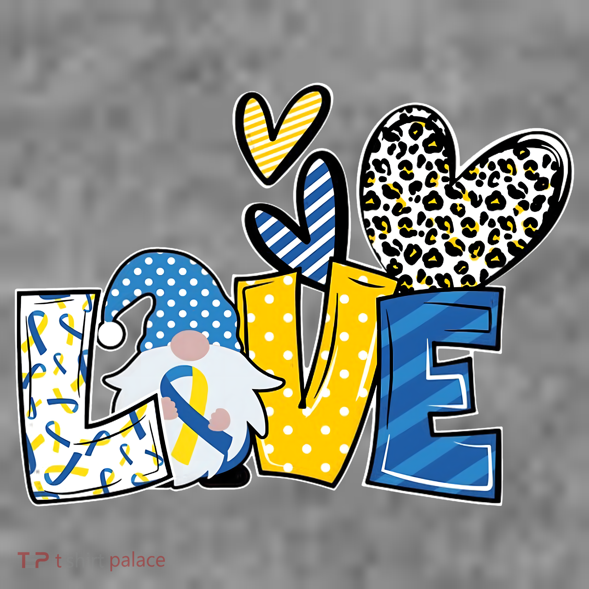 Down Syndrome Love Gnome Awareness Sweatshirt