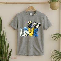 Down Syndrome Love Gnome Awareness T-Shirt thumb 2