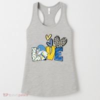Down Syndrome Love Gnome Awareness Women's Tank Top thumb 0