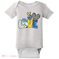 Down Syndrome Love Gnome Awareness Baby Bodysuit thumb 0