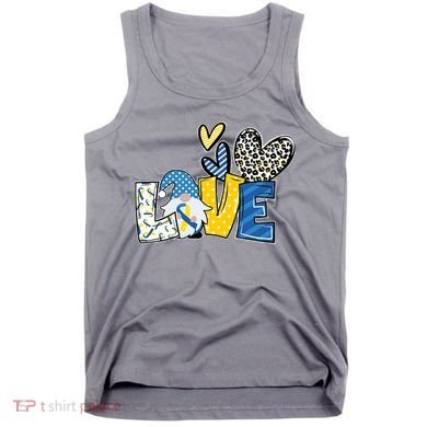 Down Syndrome Love Gnome Awareness Tank Top