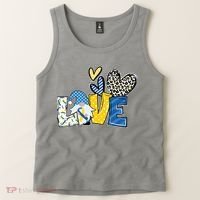 Down Syndrome Love Gnome Awareness Tank Top thumb 2