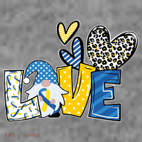 Down Syndrome Love Gnome Awareness Tank Top thumb 6
