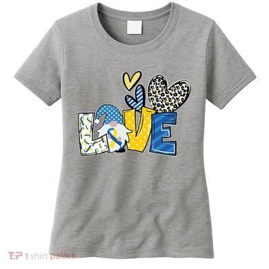 Down Syndrome Love Gnome Awareness Women's T-Shirt