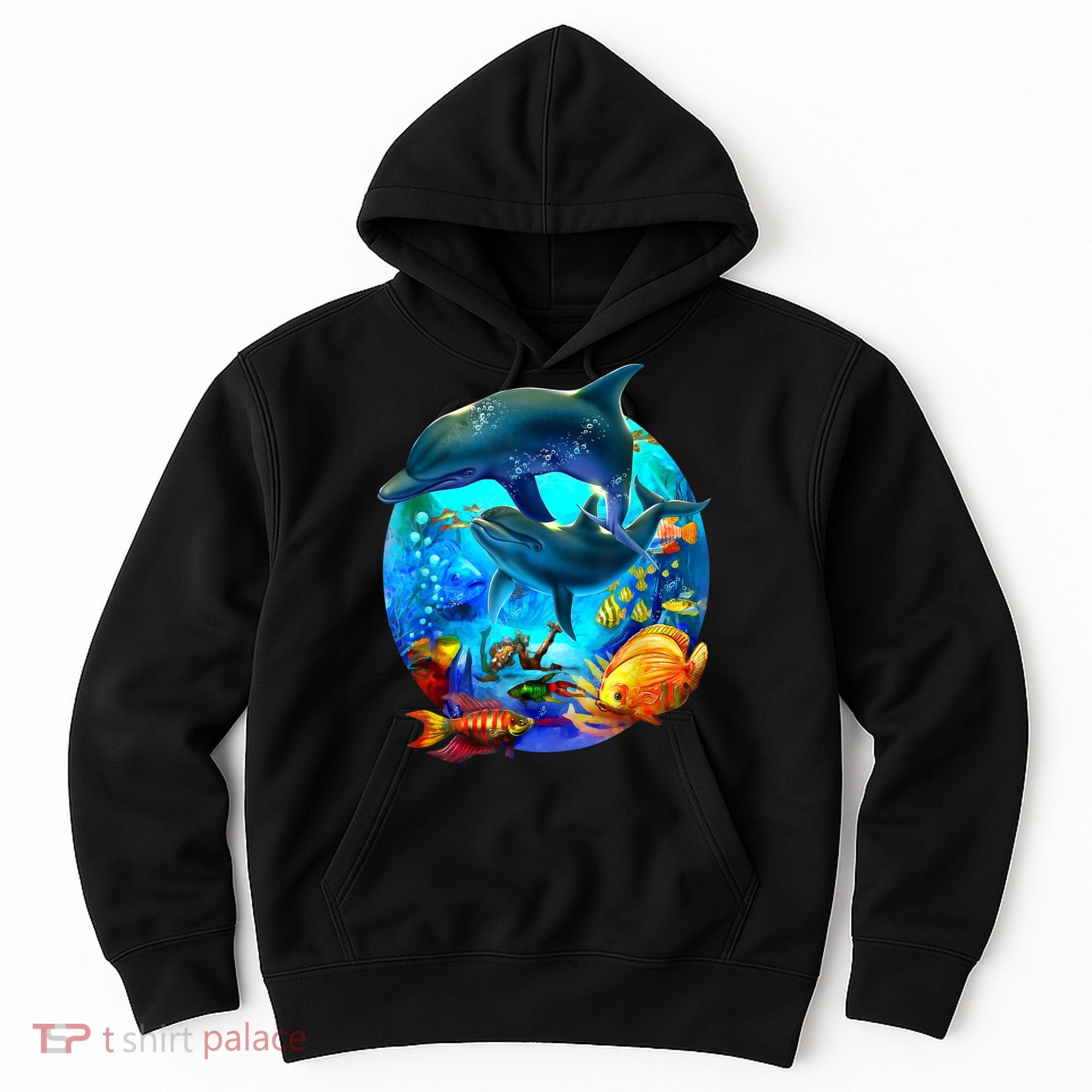 Dolphin Sea Life Save The Ocean Marine Biology Aquarium Hoodie