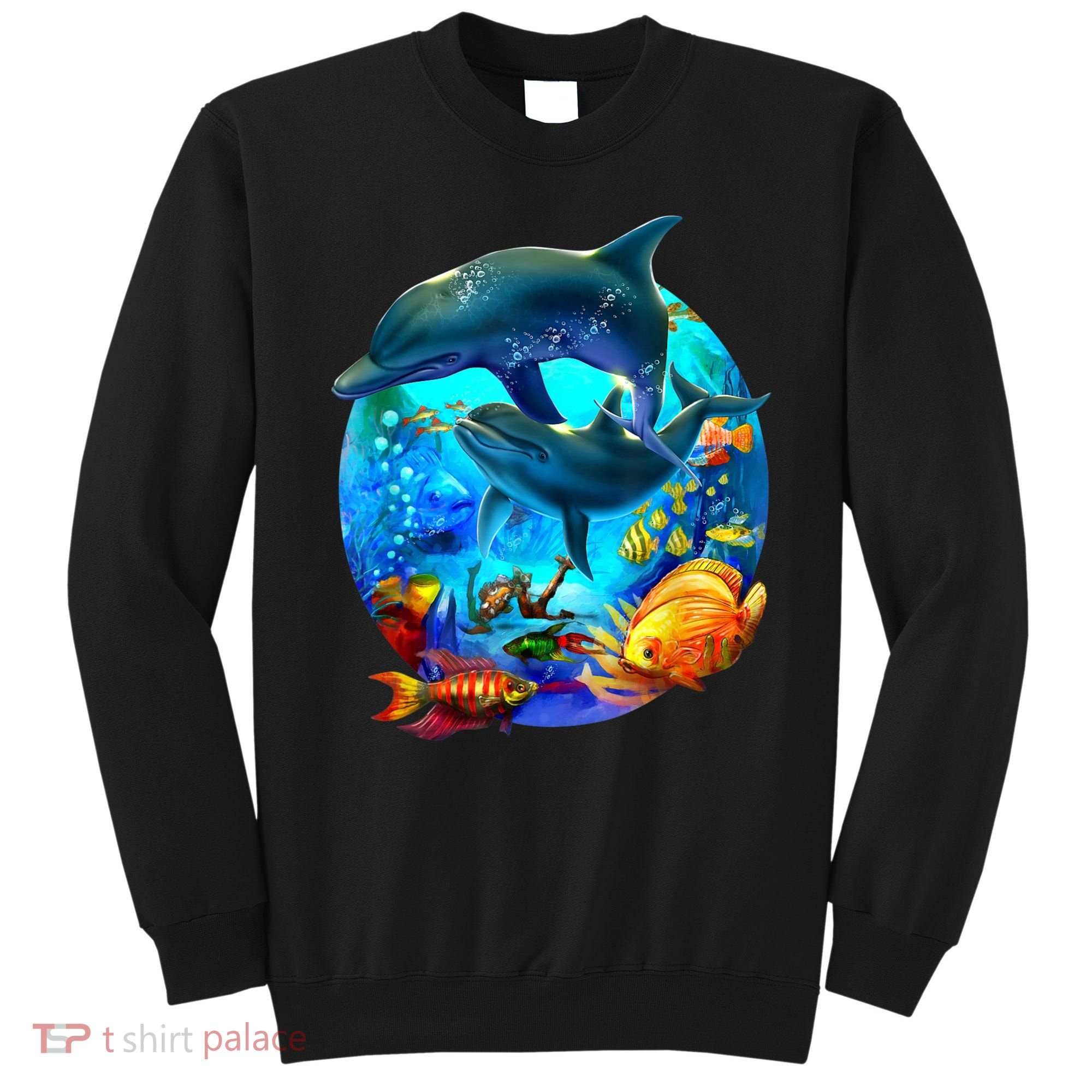 Dolphin Sea Life Save The Ocean Marine Biology Aquarium Sweatshirt