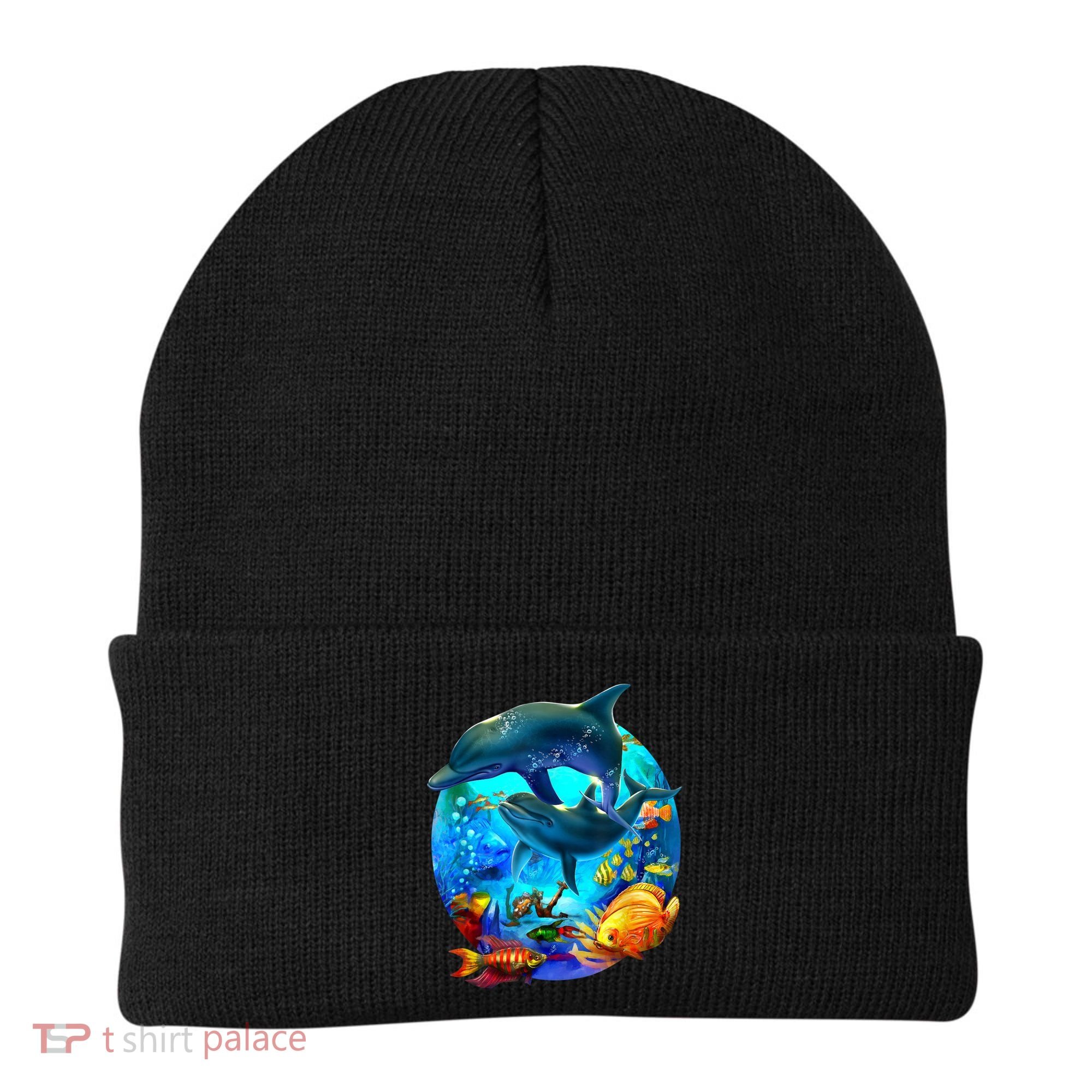 Dolphin Sea Life Save The Ocean Marine Biology Aquarium Beanie