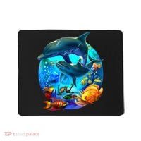 Dolphin Sea Life Save The Ocean Marine Biology Aquarium Mousepad thumb 0