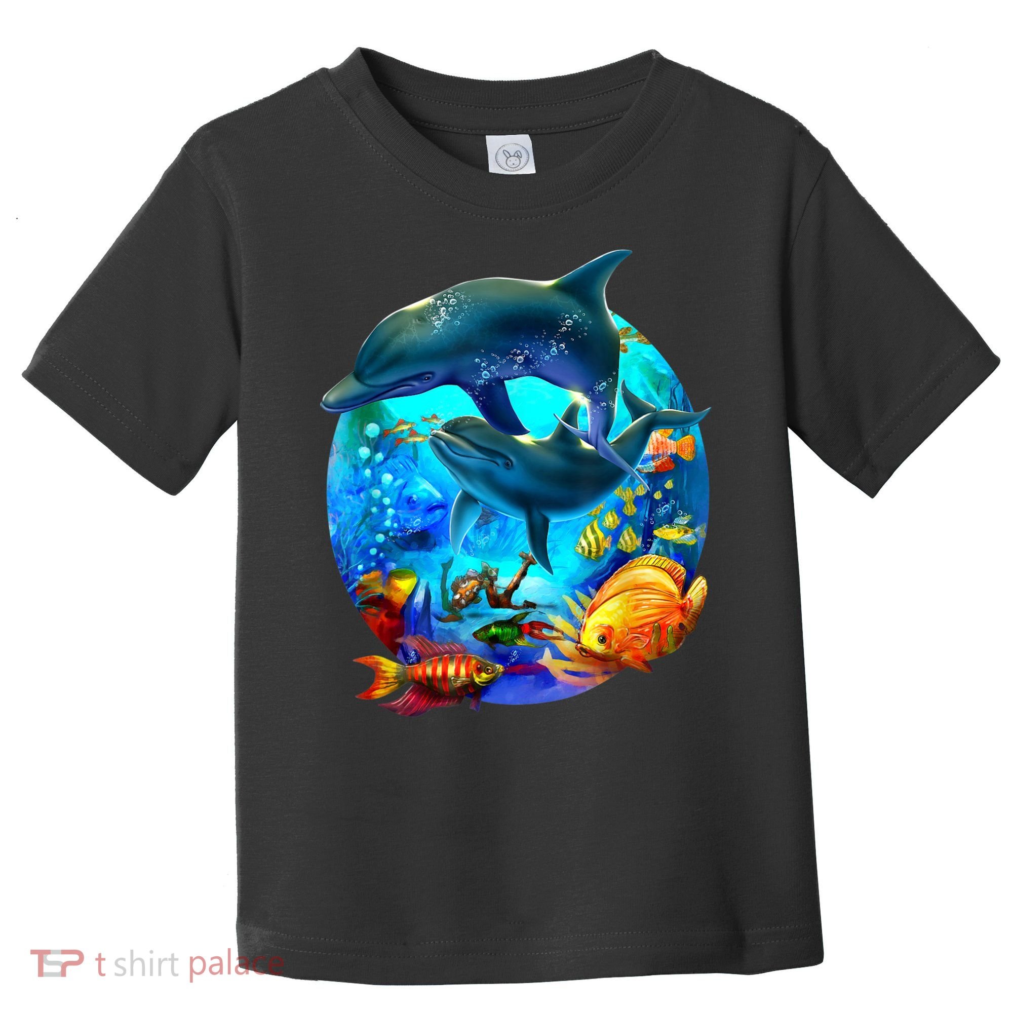 Dolphin Sea Life Save The Ocean Marine Biology Aquarium Toddler T-Shirt
