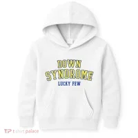 Down Syndrome Lucky Few Kids Hoodie thumb 0